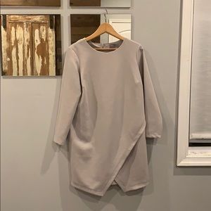 Light gray asymmetrical dress from ASOS. US10